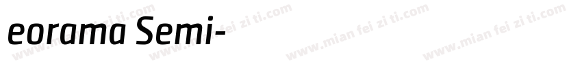 eorama Semi字体转换